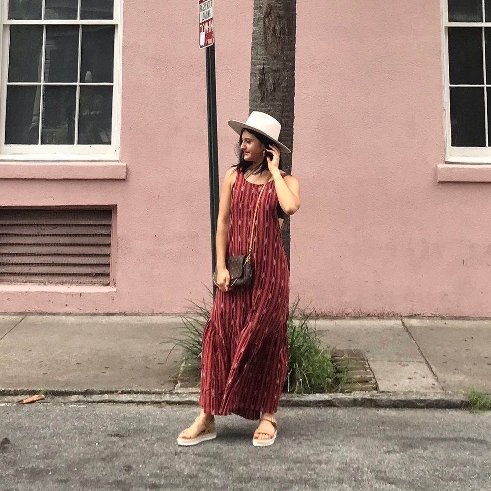 Free People multicolor maxi dress